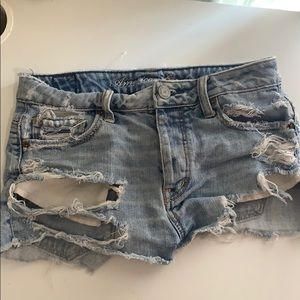 vintage distressed shorts